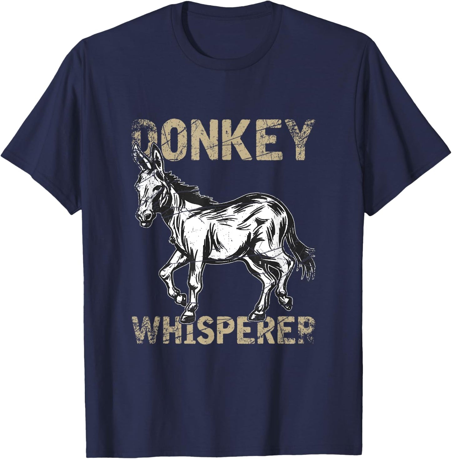 Donkey Whisperer Donkey T-Shirt - T-Shirt | Navy
