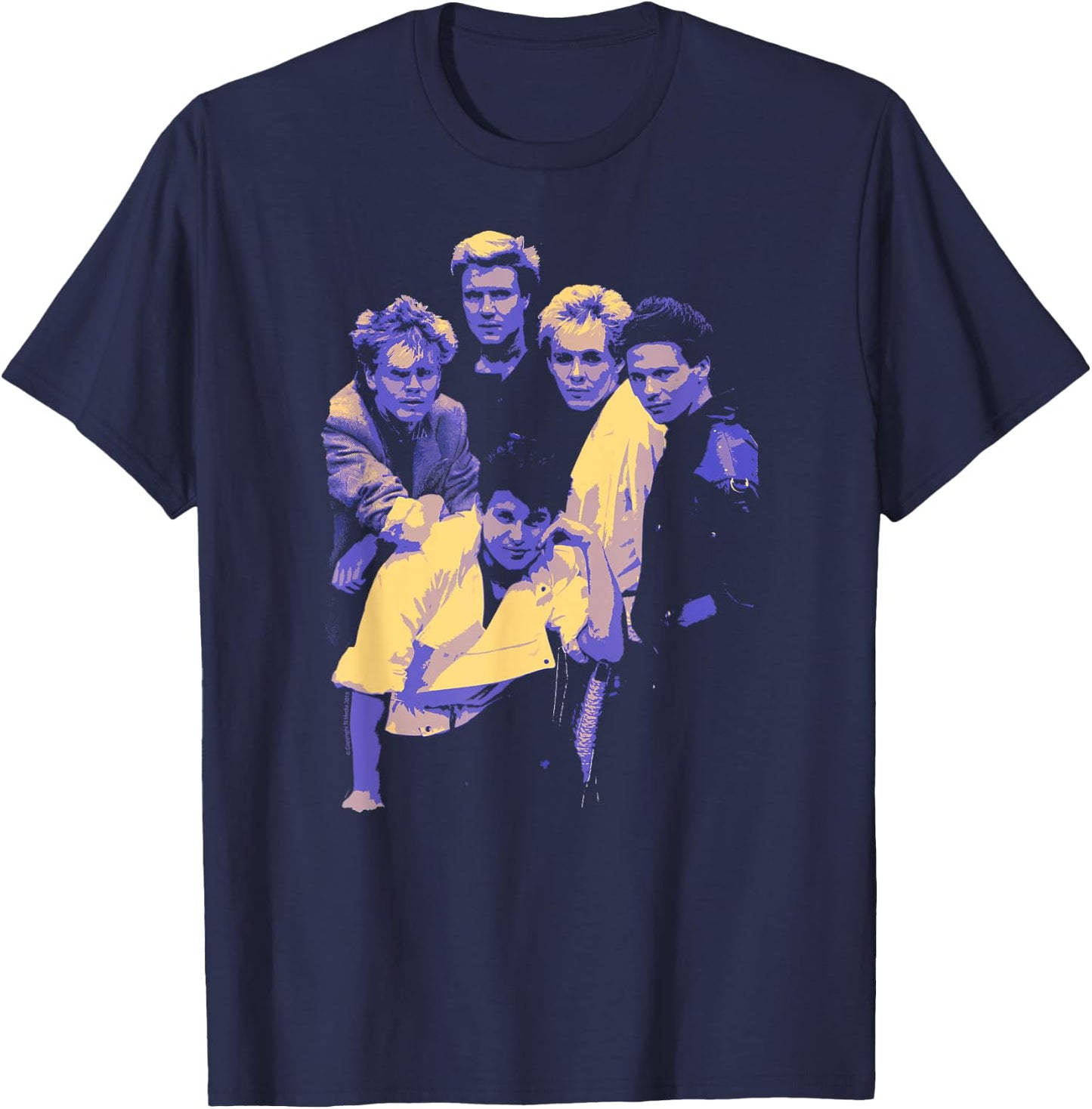 TV Times Duran Duran Band Portrait Blue 1983 T-Shirt - T-Shirt | Navy
