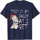 This Is As Jolly As I Get Christmas Goth Funny Emo T-Shirt - T-Shirt | Navy
