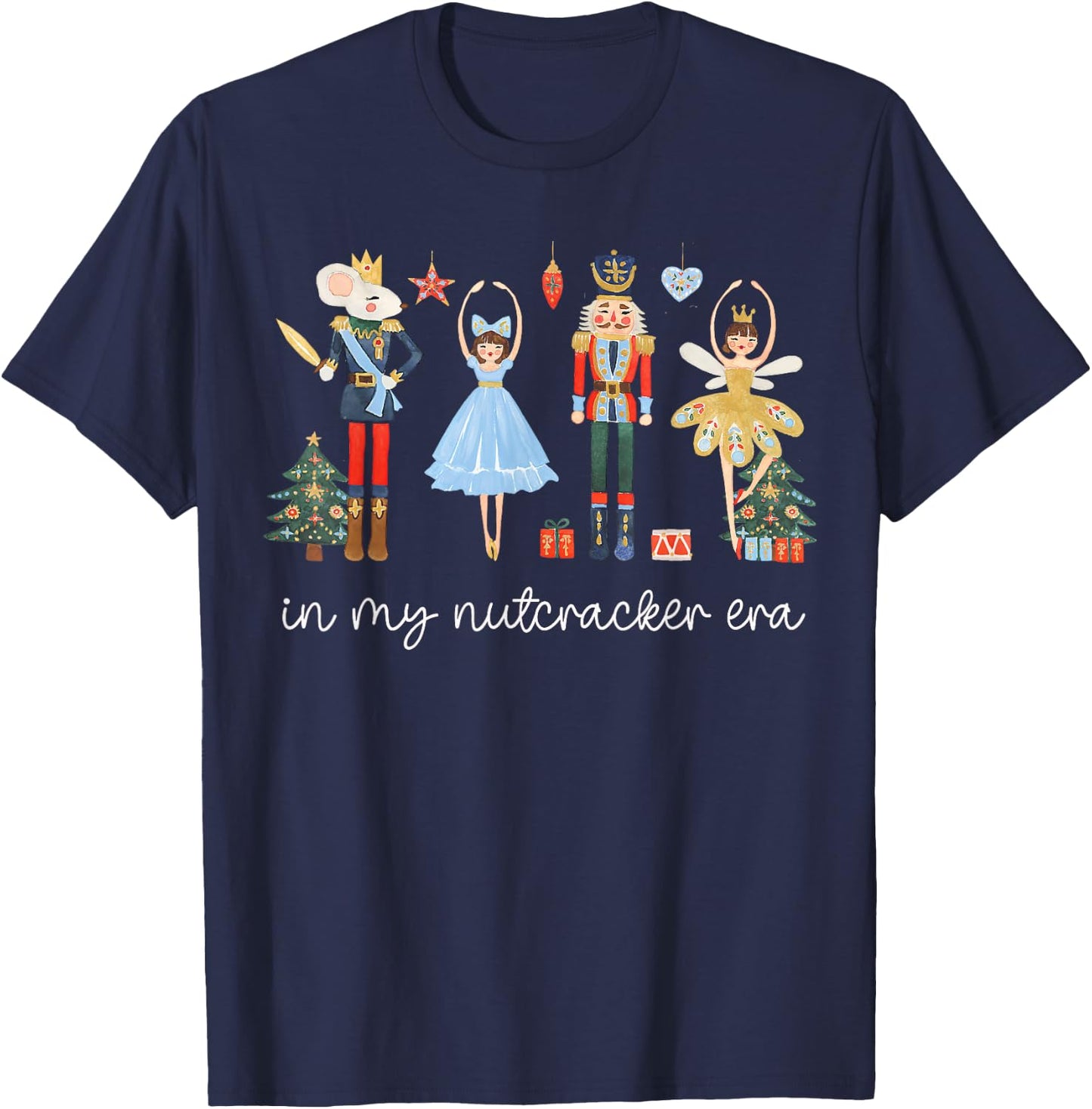 In My Nutcracker Era Christmas Nutcracker Bellet Princess T-Shirt - T-Shirt | Navy