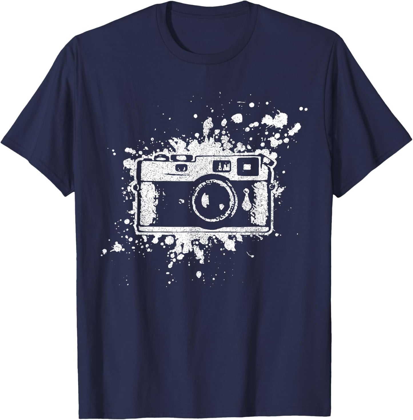 Photographer Gift Vintage Camera Photography T-Shirt - T-Shirt | Navy