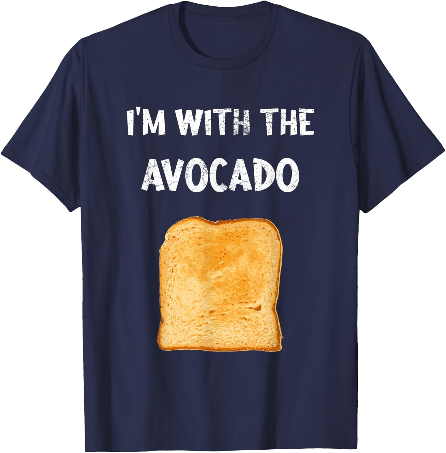 Funny Thanksgiving shirt I 'am with The Avocado T-Shirt - T-Shirt | Navy