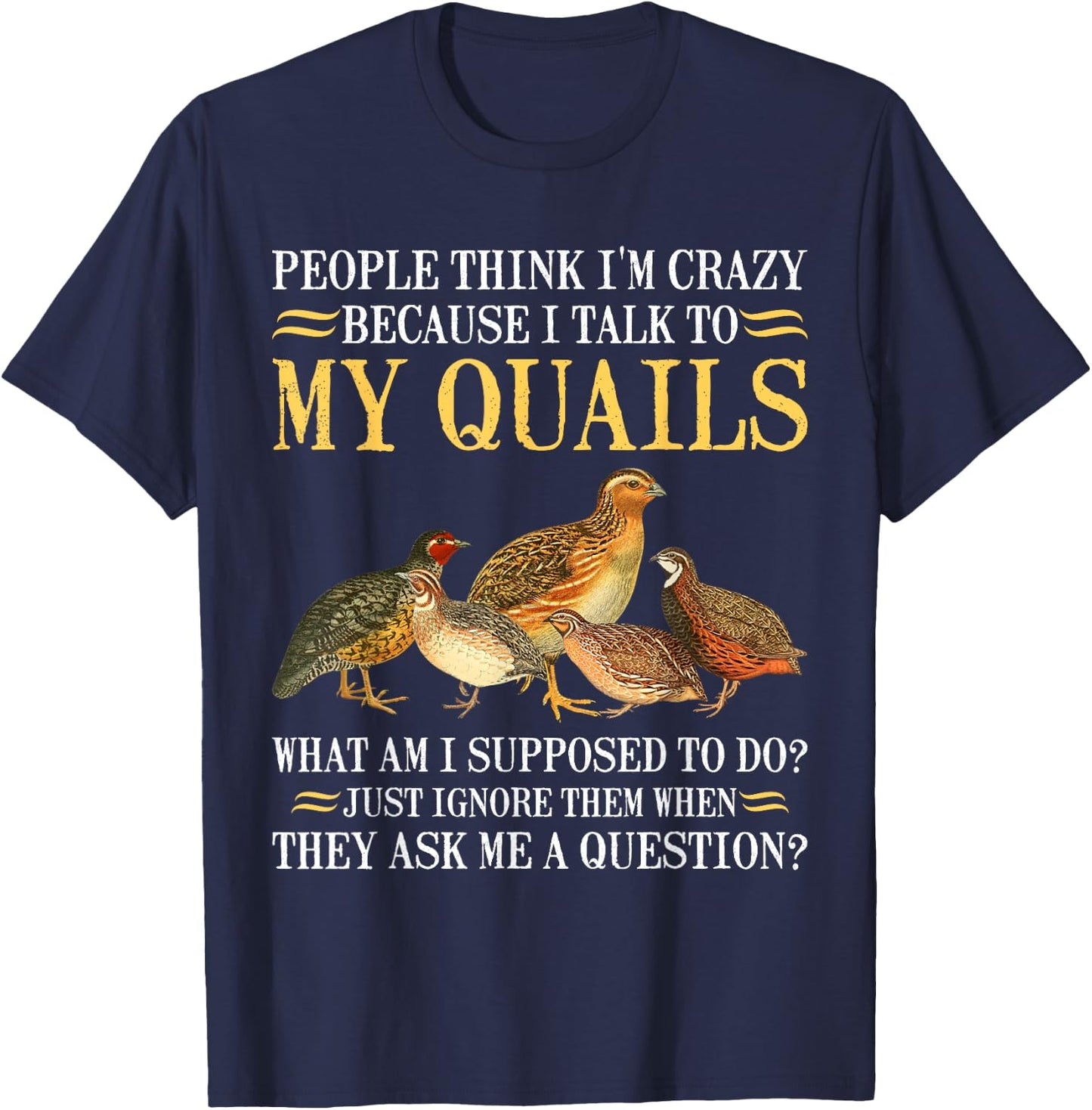 Quail T-Shirt - T-Shirt | Navy
