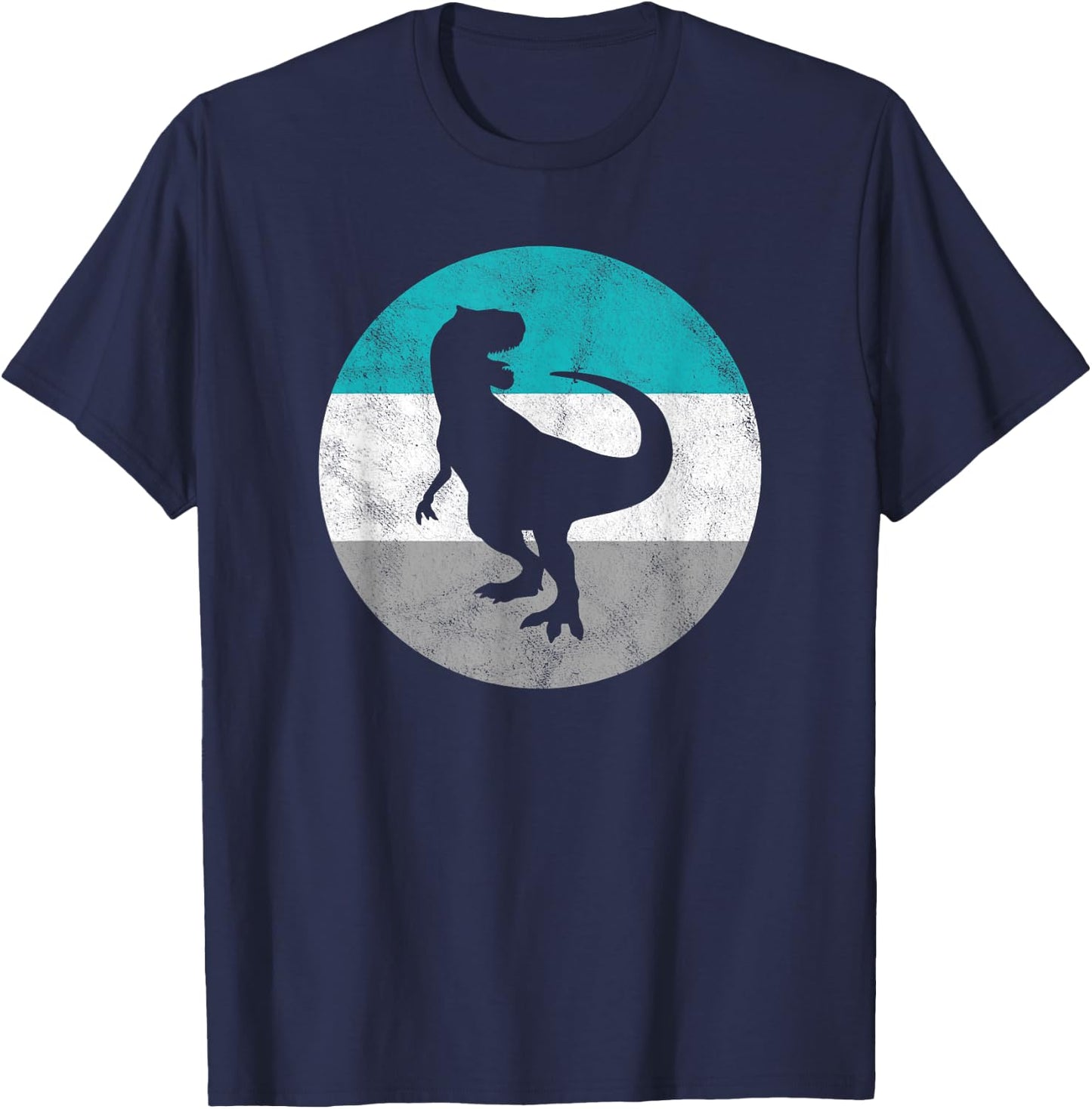 Allosaurus Retro Dinosaur Gift or Boys T-Shirt - T-Shirt | Navy