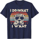 I do what I want funny Shar Pei Vintage Retro T-Shirt - T-Shirt | Navy