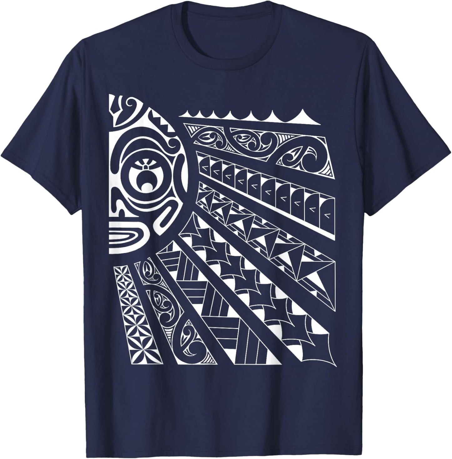 Polynesian tiki sun T-Shirt - T-Shirt | Navy