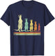 Retro Meerkat T-Shirt - T-Shirt | Navy