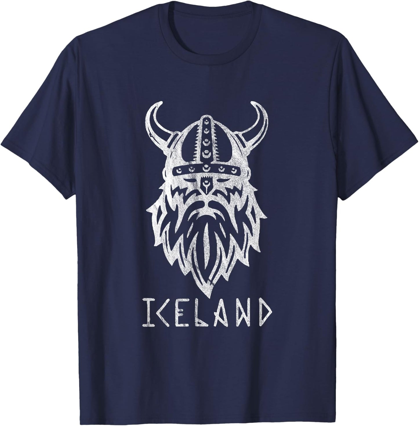 Vintage Viking of Iceland T-Shirt - T-Shirt | Navy