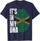 Jamaican Pride Flag Celebration T-Shirt - T-Shirt | Navy
