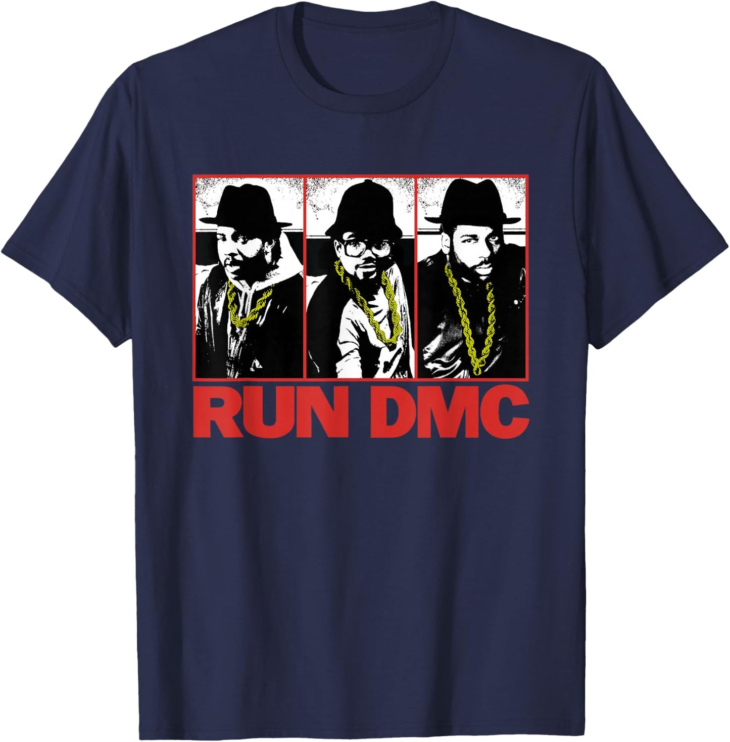 Run DMC Threshold Stills T-Shirt - T-Shirt | Navy