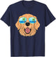 Cute funny Labrador golden retriever gifts for T-Shirt - T-Shirt | Navy