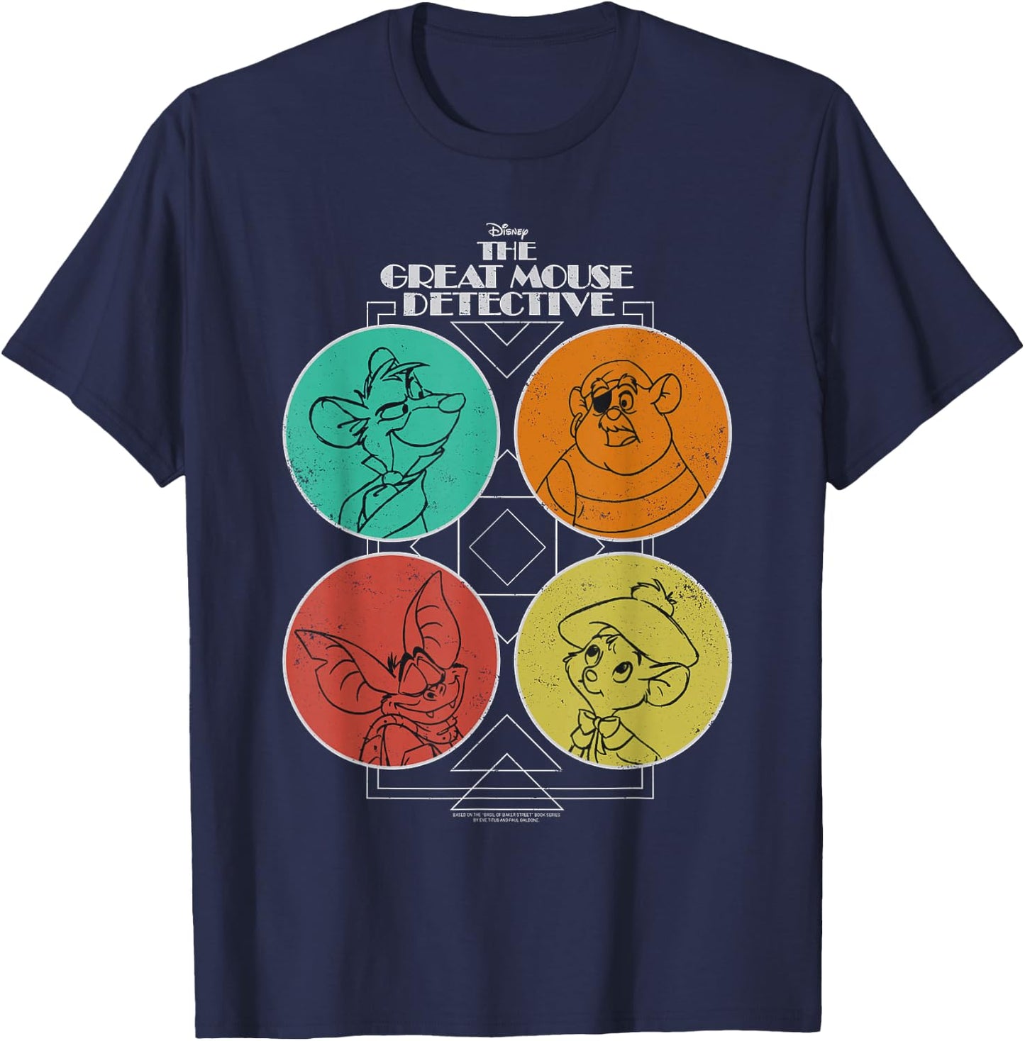 Disney The Great Mouse Detective T-Shirt - T-Shirt | Navy