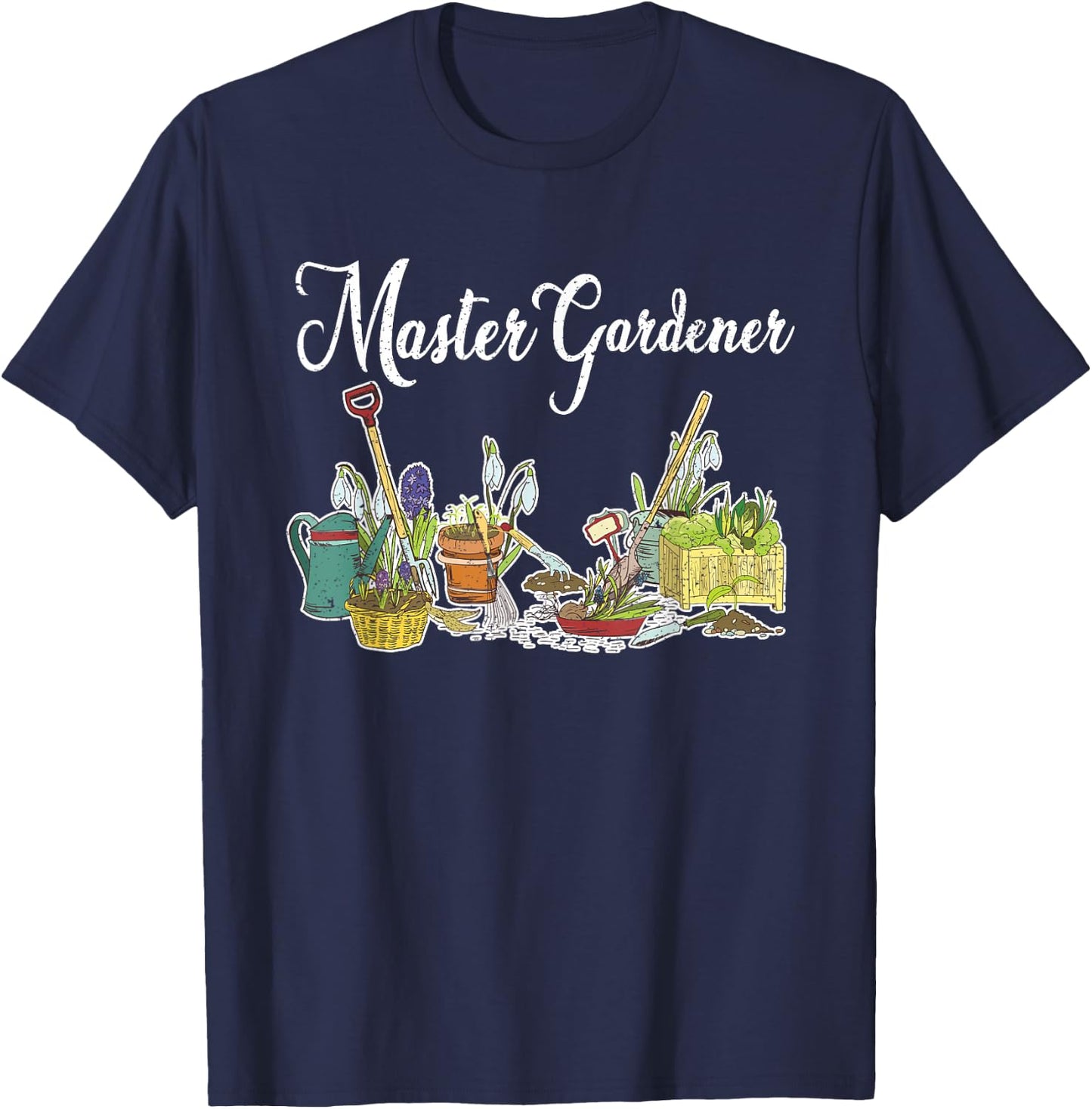 Master Gardener Plants Garden Gift Gardening T-Shirt - T-Shirt | Navy