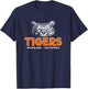 Woodlake California Tigers Scratchboard T-Shirt - T-Shirt | Navy