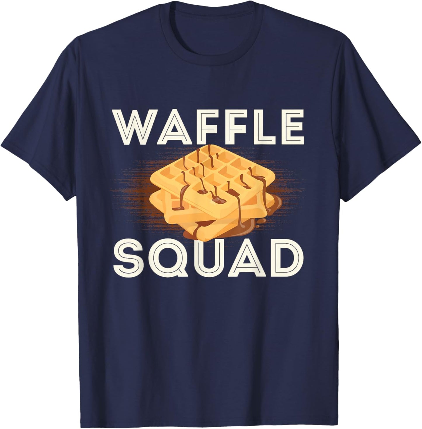 Waffle Squad - Waffle Lover Breakfast T-Shirt - T-Shirt | Navy