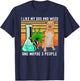 I Like Weed and My Dog and Maybe 3 People gift T-Shirt - T-Shirt | Navy