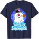 Frosty The Snowman Portrait Logo T-Shirt - T-Shirt | Navy