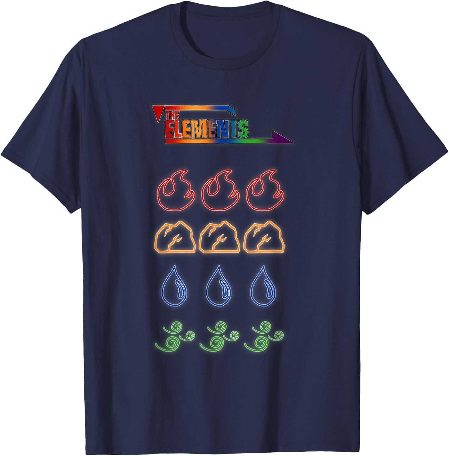 The Elements Graphic T T-Shirt - T-Shirt | Navy