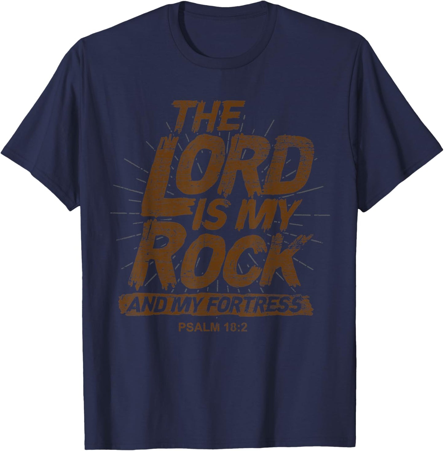Christian Faith Gift Religious Bible Verse Prayer T-Shirt - T-Shirt | Navy