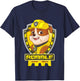 Paw Patrol Kids Rubble Adventurous Pup Bravery on Duty T-Shirt - T-Shirt | Navy