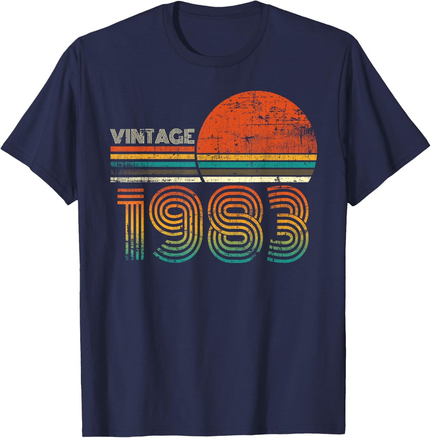 Made in 1983 38th Birthday Gifts 38 Quarantine Birthday Gift T-Shirt - T-Shirt | Navy