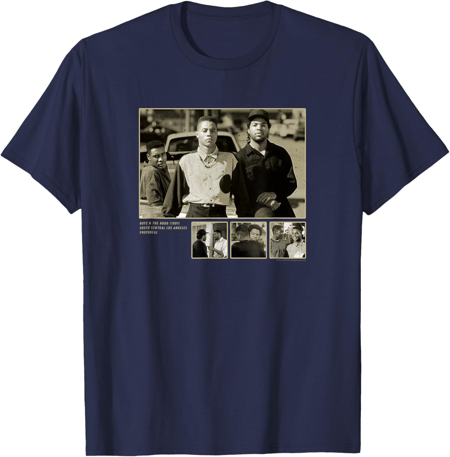 Boyz n The Hood Art Gallery T-Shirt - T-Shirt | Navy
