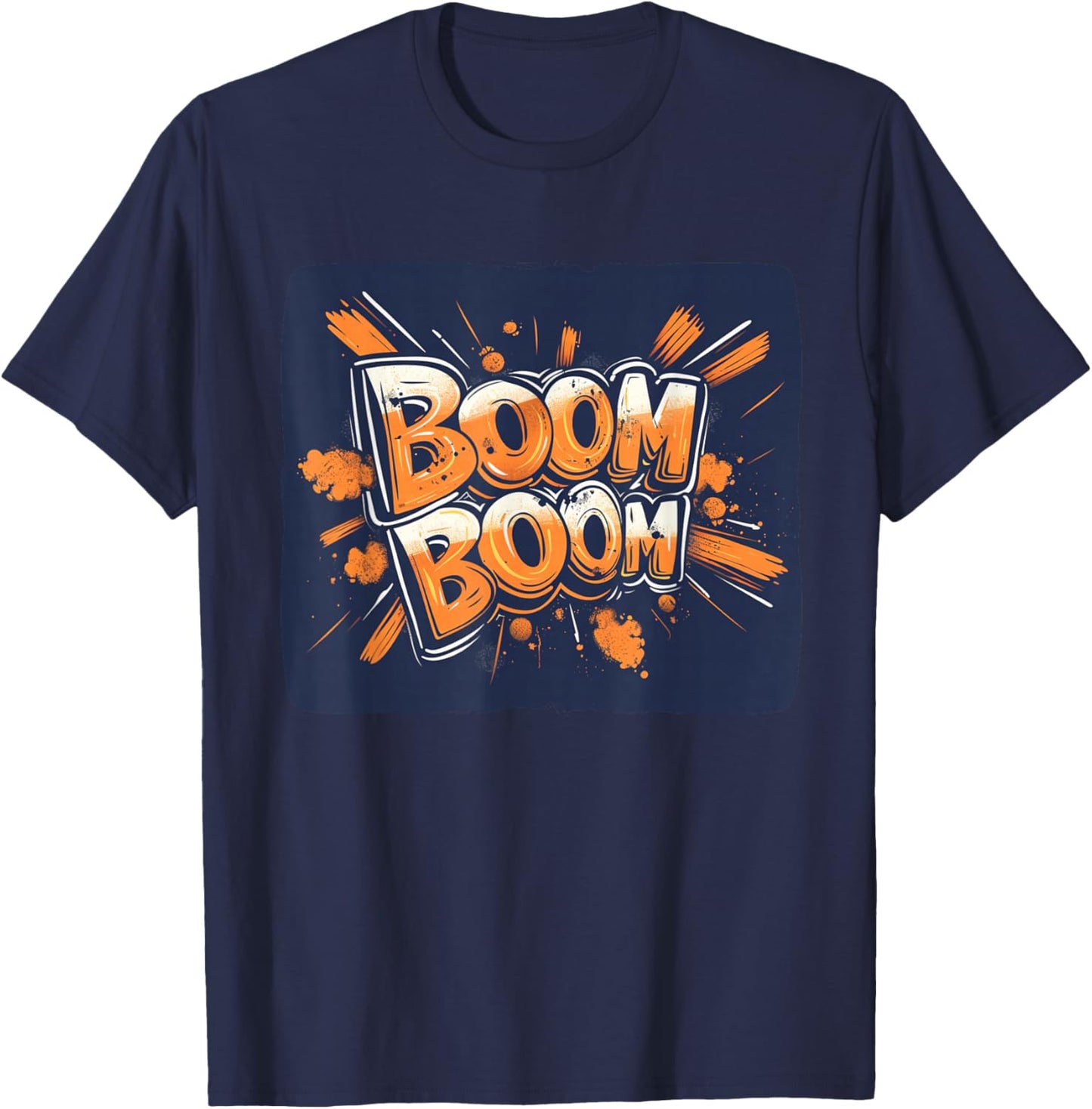 Awesome Boom Boom Costume T-Shirt - T-Shirt | Navy