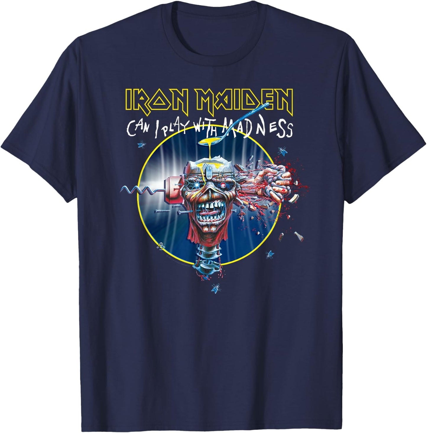 Iron Maiden - Can I Play With Madness T-Shirt - T-Shirt | Navy