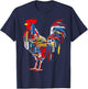 @n!mal Chicken Farm Text Colorful Art Abstract Graphic Chicken , Small T-Shirt - T-Shirt | Navy