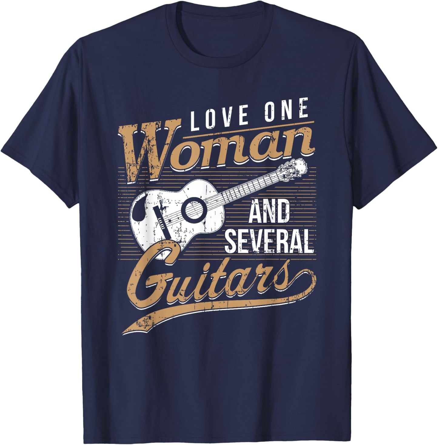 Funny Guitar Lovers Guitarist Musician Band Playing Gifts Small T-Shirt - T-Shirt | Navy