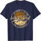 Indian Trail NC | North Carolina | Vintage Distressed T-Shirt - T-Shirt | Navy
