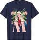 M Mary Virgin Sacred Heart Jesus Religious Catholic Gift T-Shirt - T-Shirt | Navy