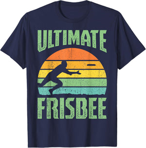 Frisbee Design Ultimate Frisbee T-Shirt - T-Shirt | Navy