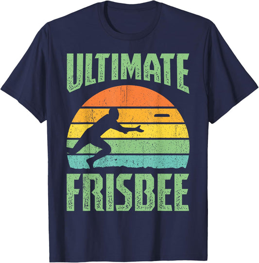 Frisbee Design Ultimate Frisbee T-Shirt - T-Shirt | Navy