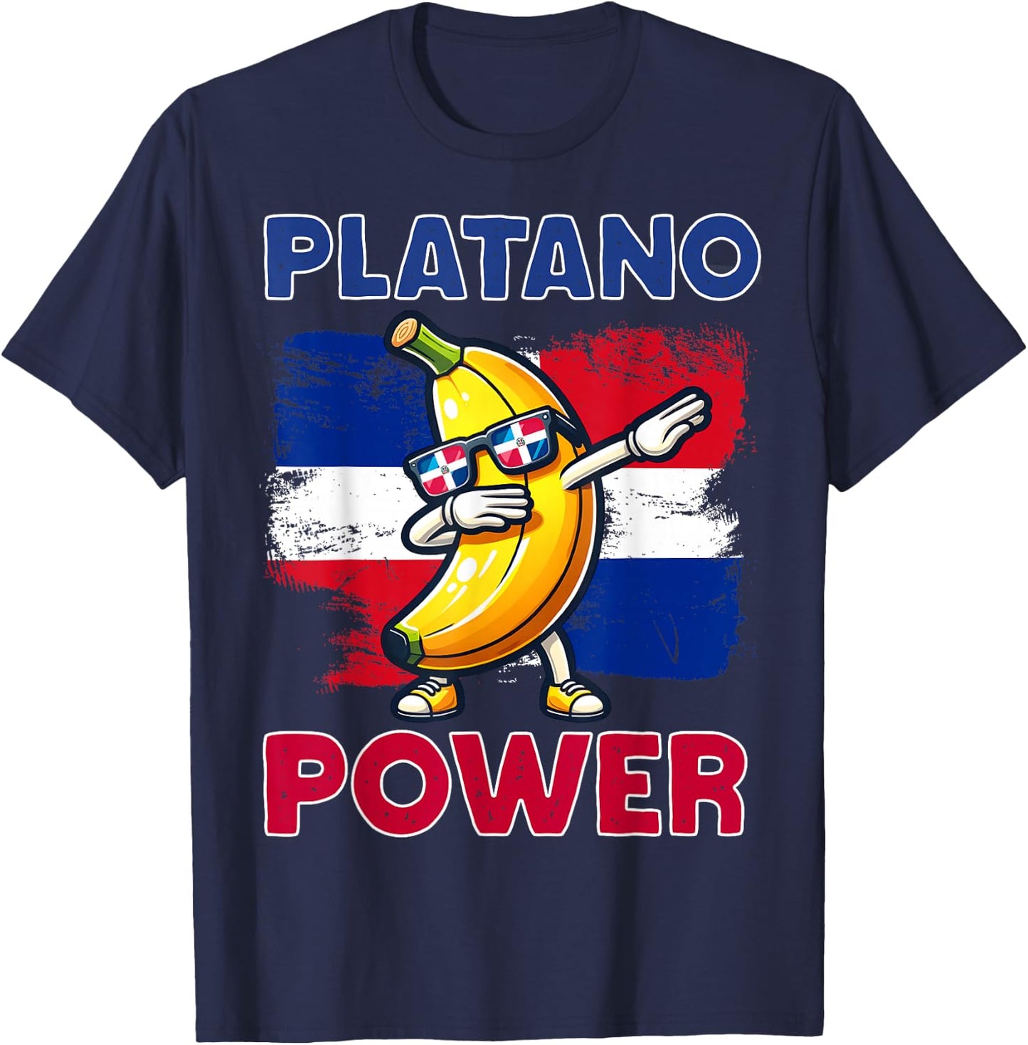 Dominican Republic Platano Power Flag for kids toddler T-Shirt - T-Shirt | Navy