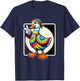Peace Sign Tie Dye Goose T-Shirt - T-Shirt | Navy
