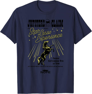 Nope Jupiter's Claim Star Lasso Experience T-Shirt - T-Shirt | Navy
