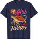Just A Girl Who Loves Turtles Shirt Turtle Shirts For Girls T-Shirt - T-Shirt | Navy