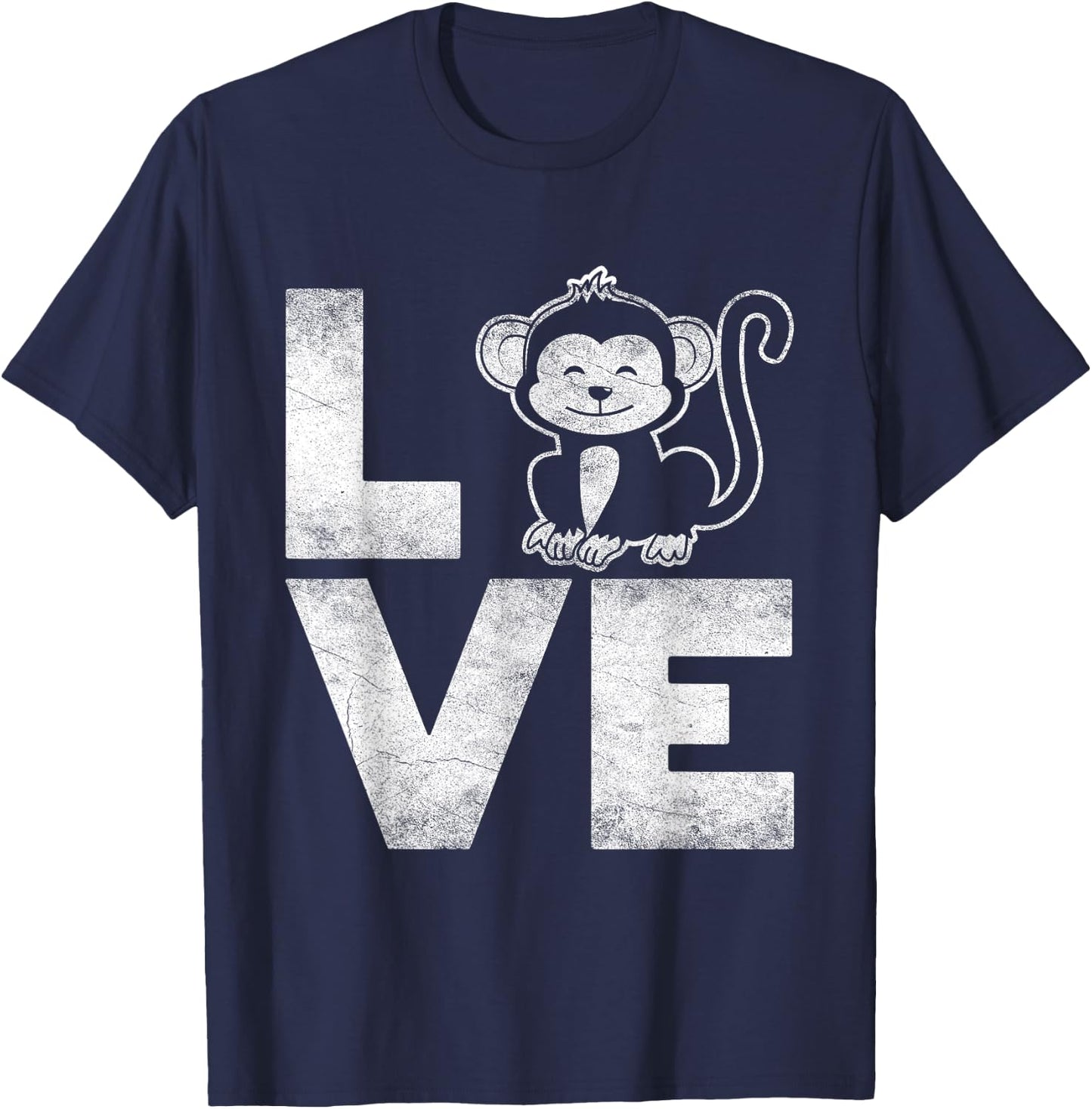 Love Monkey T-Shirt - T-Shirt | Navy