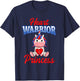 Unicorn Heart Warrior Princess CHD Awareness Shirts Girls T-Shirt - T-Shirt | Navy