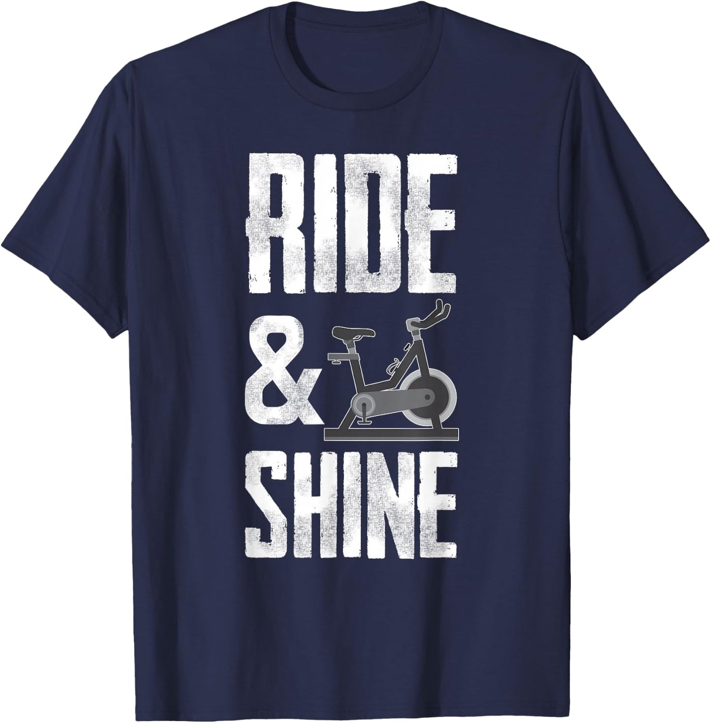 Spin Class Spinning Sport Gift T-Shirt - T-Shirt | Navy