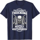 Trucker Truck Driver Old School Trucking Brotherhood T-Shirt - T-Shirt | Navy