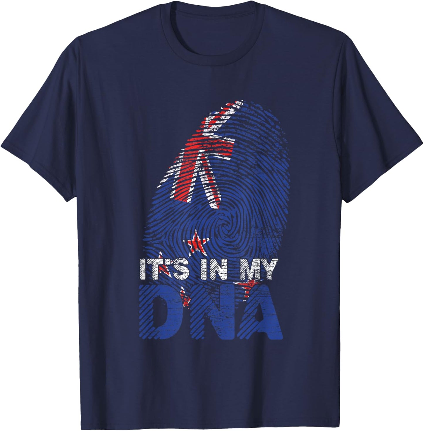New Zealand Flag Gift Kiwi New Zealand T-Shirt - T-Shirt | Navy