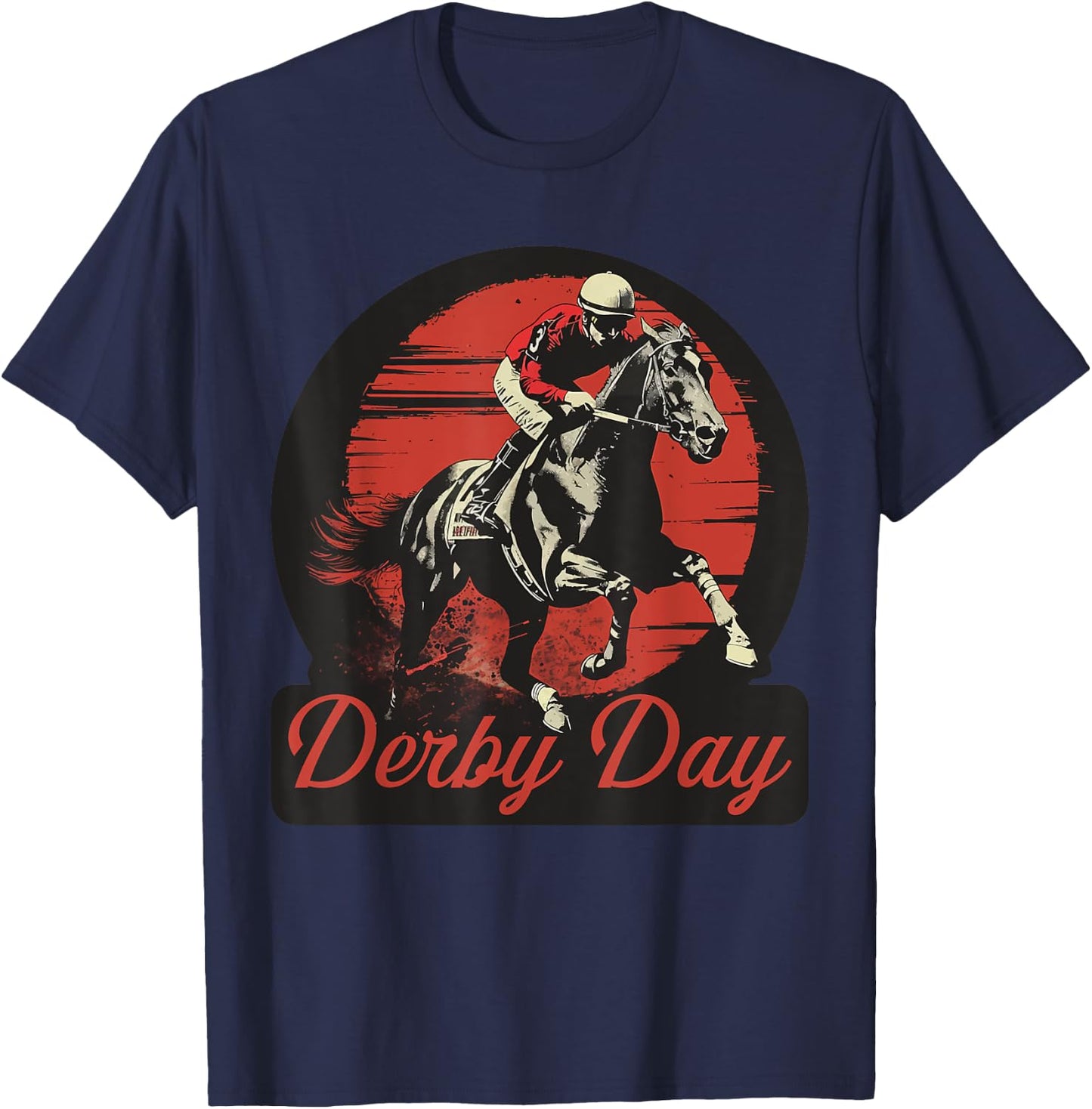 Elegant derby racing day KY Horse Racing Spectacle T-Shirt - T-Shirt | Navy