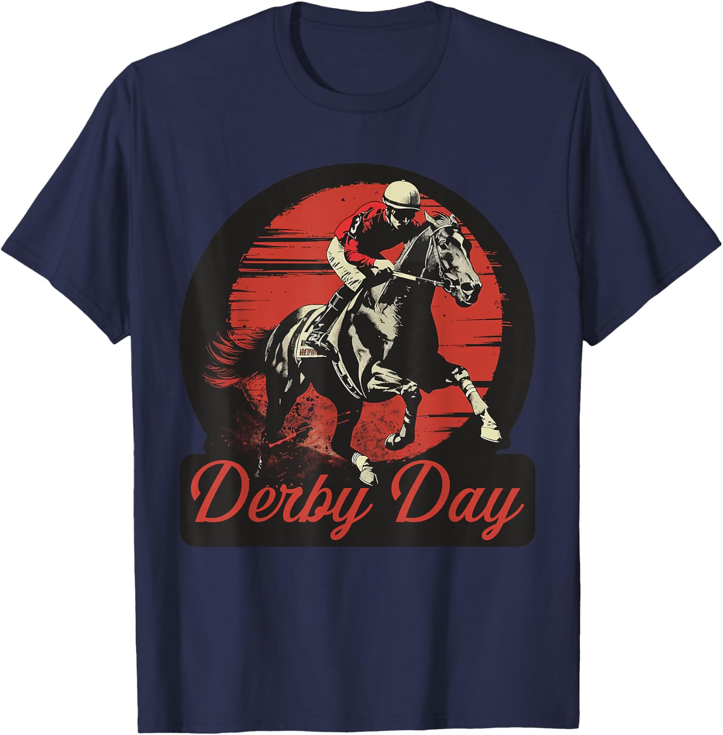 Elegant derby racing day KY Horse Racing Spectacle T-Shirt - T-Shirt | Navy