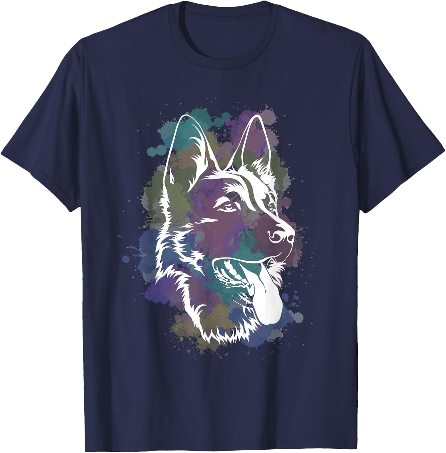 German Shepherd Dog Gift German Shepherd T-Shirt - T-Shirt | Navy