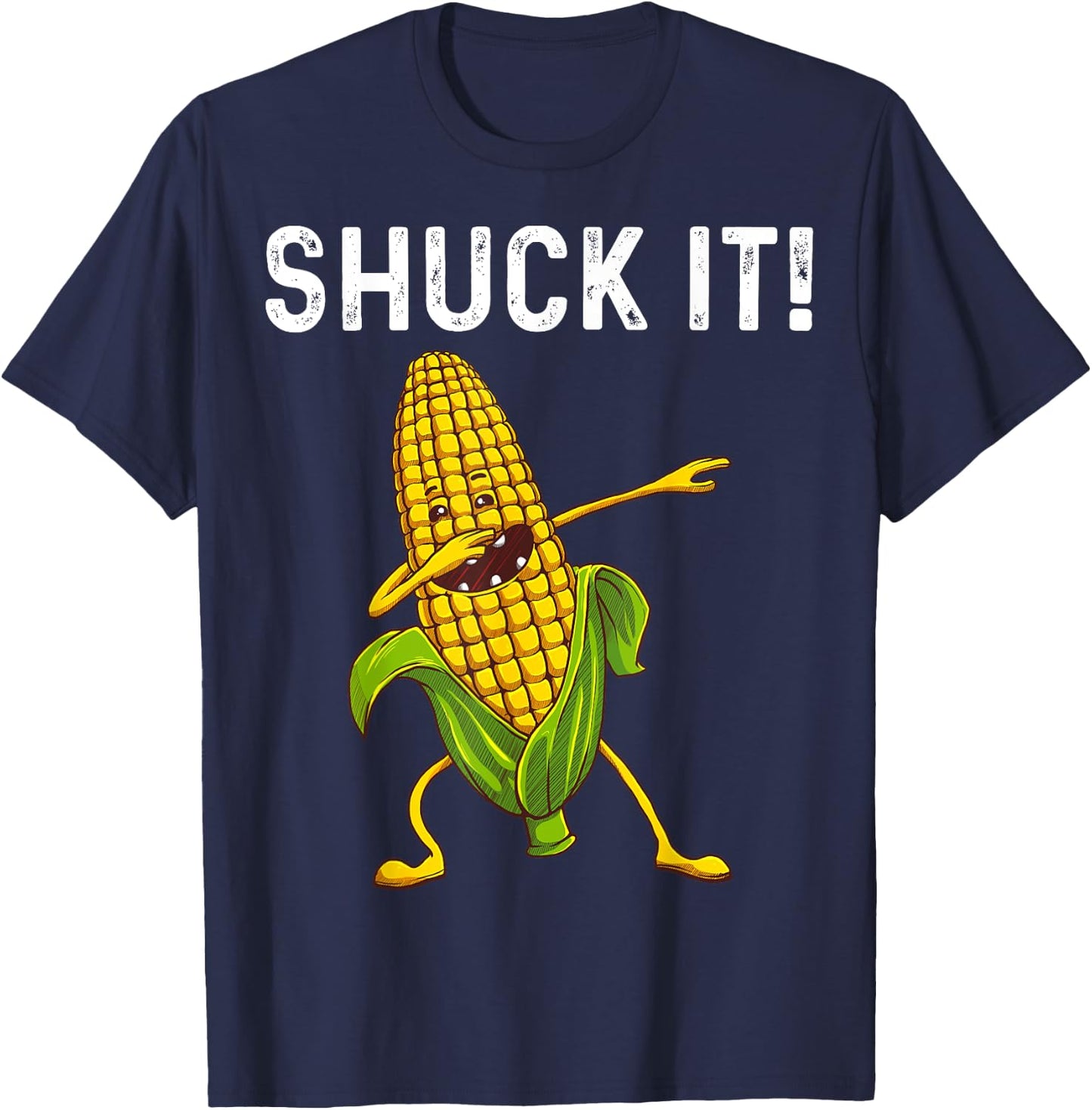 Funny Corn Gift Women Corn On The Cob Costume Farmer T-Shirt - T-Shirt | Navy