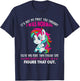 Unicorn It's Not My Fault You Thought I Was Normal T-Shirt - T-Shirt | Navy