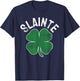 Slainte Beer Drinking Irish ST PATRICKS DAY Shamrock Funny T-Shirt - T-Shirt | Navy
