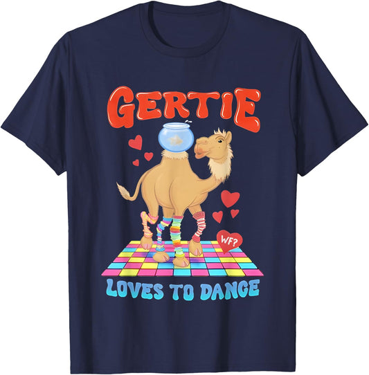 Camel Gertie Loves To Dance T-Shirt - T-Shirt | Navy